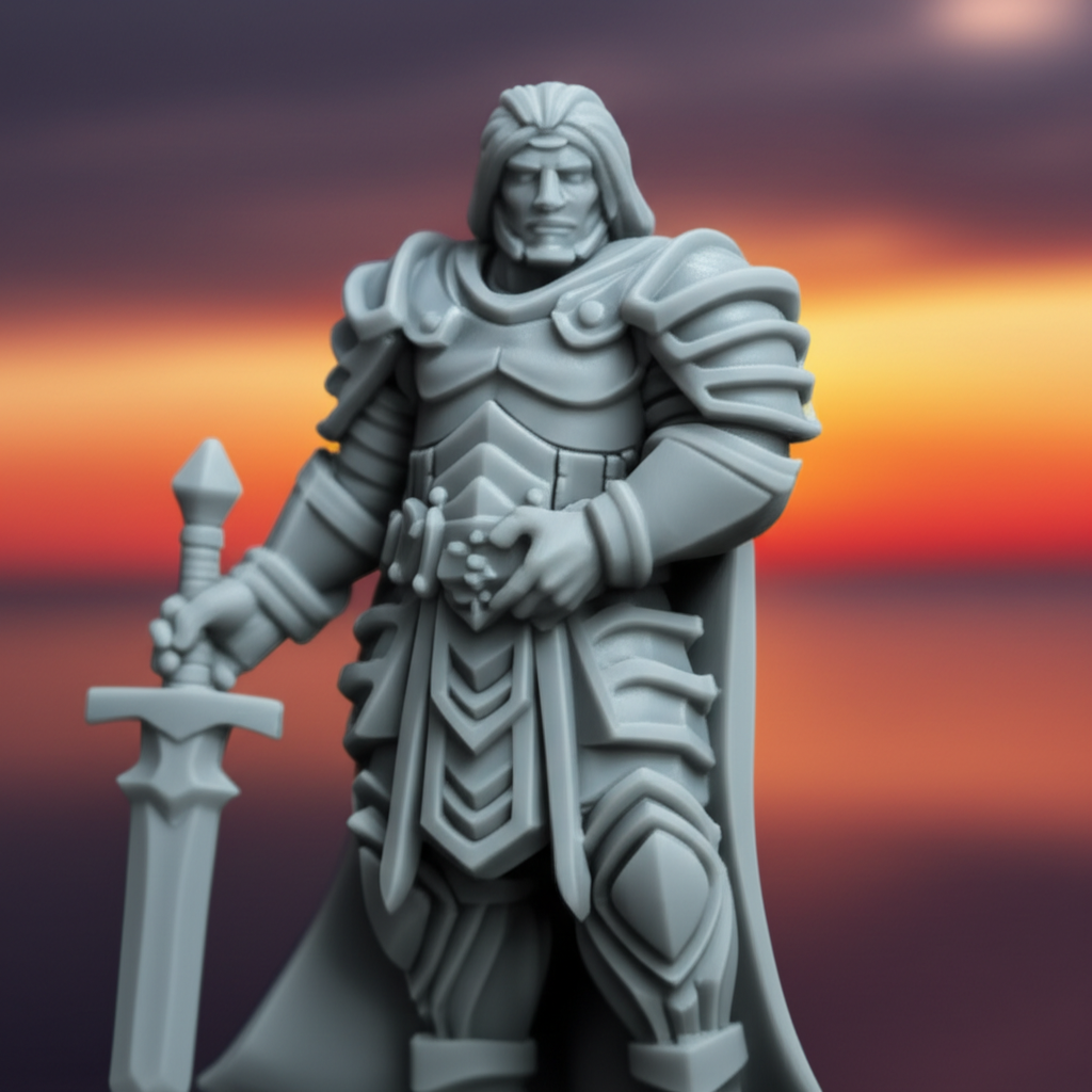 Miniature e figurine stampate in 3D in resina